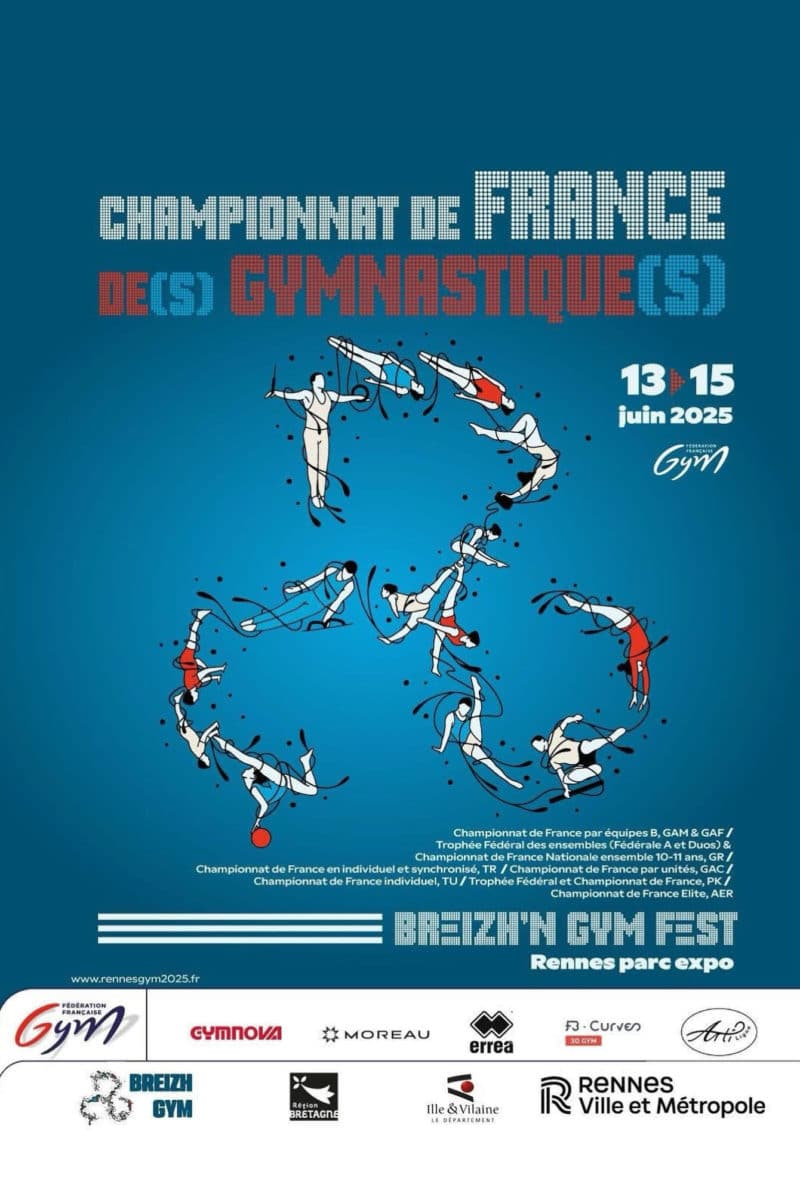 Affiche Championnat de France de(s) Gymnastique(s)