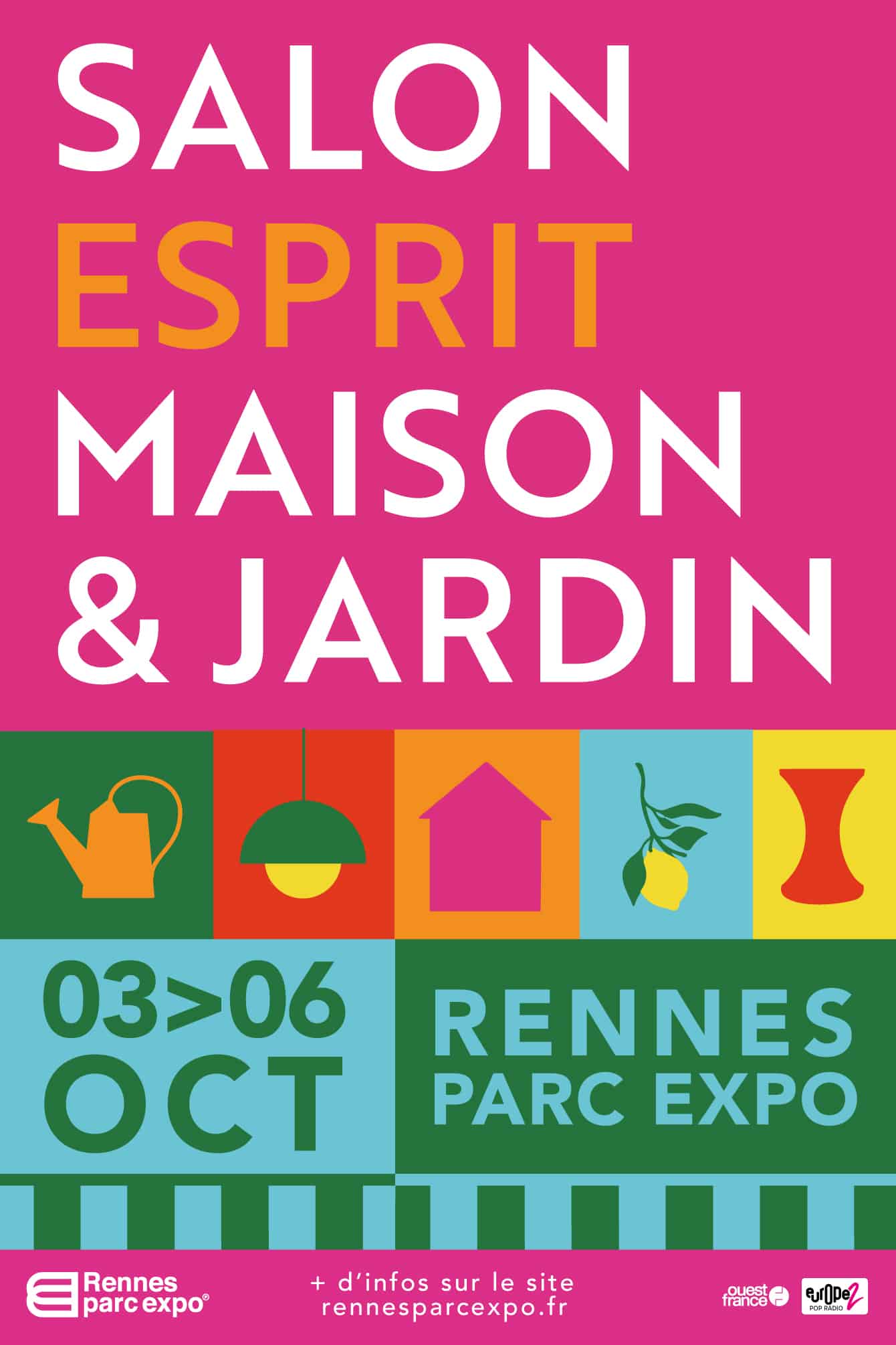 Affiche salon Esprit Maison & Jardin 2025