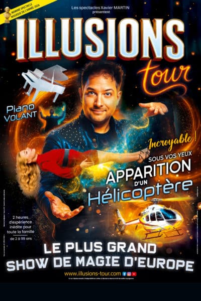 Affiche Illusions Tour 2026 Rennes parc expo