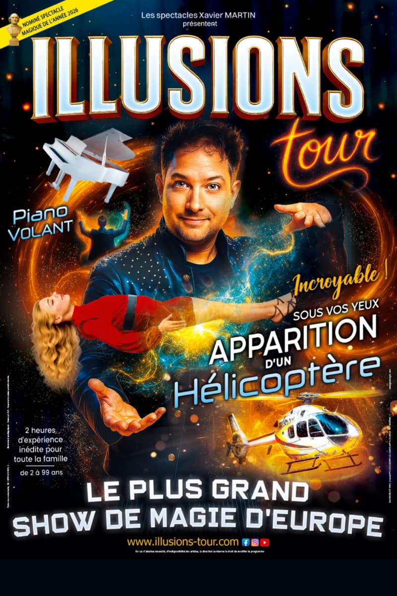 Affiche Illusions Tour 2026 Rennes parc expo